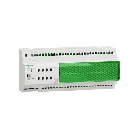 SpaceLogic C-Bus, Dimmer, 8 channel, 1A per channel, DIN rail mount, inbuilt switchable C-Bus power supply, white