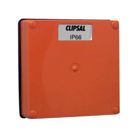Clipsal - 56 Series, Lid, 1 Gang, Made of Plastic & Includes Gasket - Resistant White Electric
