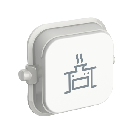 Clipsal Iconic, KITCHEN Rocker, 10 Pack - Vivid White