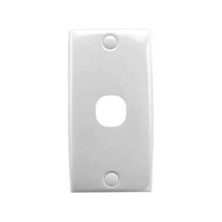 Standard Series, Plate Only, No Mechanisms - White Electric