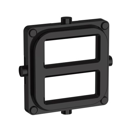 Clipsal Iconic, USB Mechanism Cap, Dual USB Charger, 5 Pack - Black