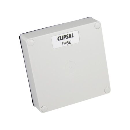 Clipsal - 56 Series, Lid, 1 Gang, Made of Plastic & Includes Gasket - Grey