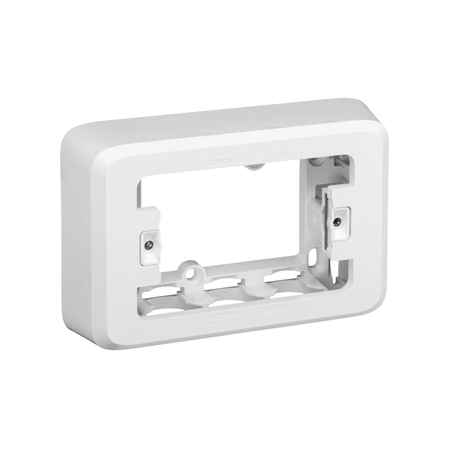 Clipsal Iconic, Shallow Mounting Block, 1 Gang, 32mm - Vivid White