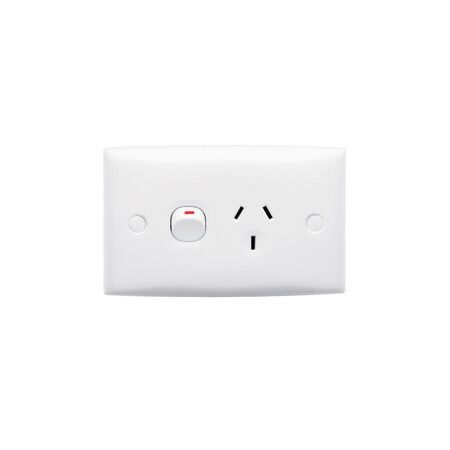 Standard Series, Power Outlet, Single - White Electric