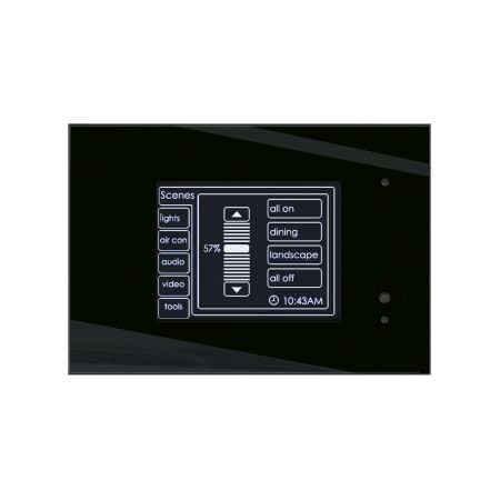 C-Bus Control and Management System, MKII Touchscreen, with Logic Engine, Plastic - Black