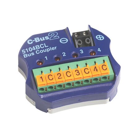 C-Bus Control and Management System, Bus Coupler Input Unit, 4 Channel, Supports On-Board Scenes