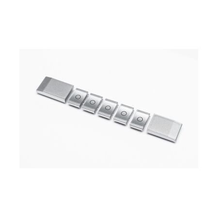 C-Bus eDLT, Button and Cap - Arctic Silver