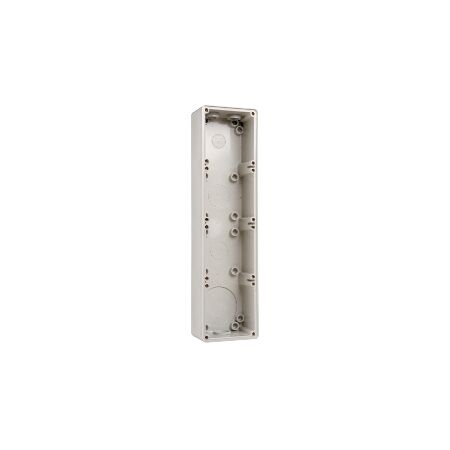 Clipsal - 56 Series, Mounting Back Box, in Line, 4 Gang, 63x101x391mm, Vertical - Grey