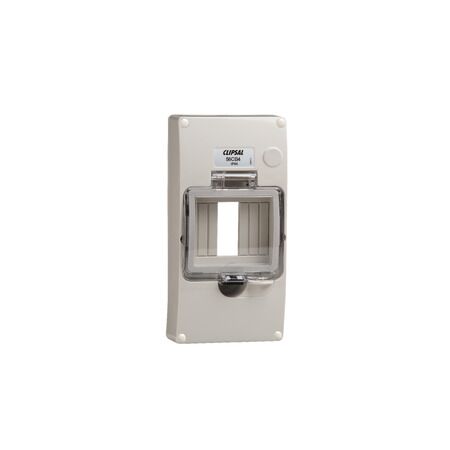 Clipsal - 56 Series, Mounting Cover Kit, 4 Module, Less Neon - Grey