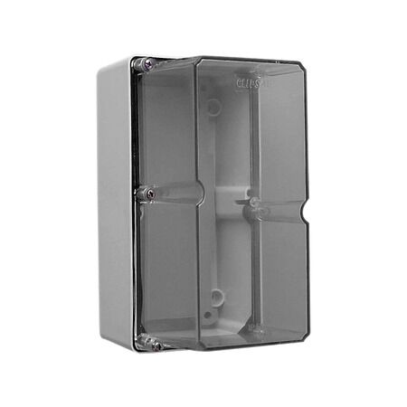Clipsal - 56 Series, Adaptable Enclosure, Deep, 2 Gang, 140x101x198mm - Grey