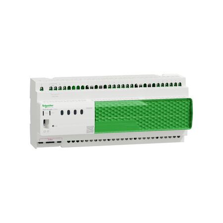 SpaceLogic C-Bus, Dimmer, 4 channel, 2A per channel, DIN rail mount, inbuilt switchable C-Bus power supply, white