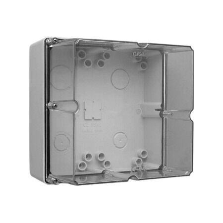 Clipsal - 56 Series, Adaptable Enclosure, Deep, 4 Gang, 198x198x140mm - Grey