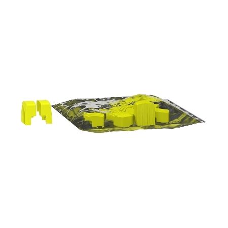 Acti9, Set of 10 end caps, 3 Poles for Acti9