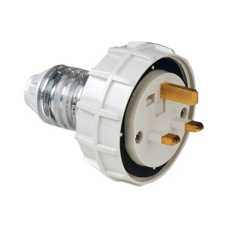 Clipsal - 56 Series, Plug, Top IP56 Str 3 PIN 13A - Electric Orange