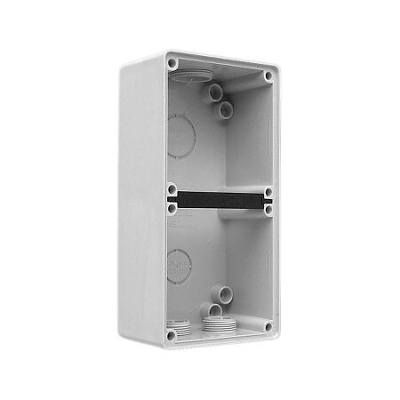 Clipsal - 56 Series, Mounting Enclosure, 2 Gang (198 x 101 x 63mm high) - Grey