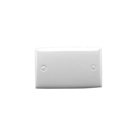 Standard Series, Flush Plate, Blank, Standard - White Electric
