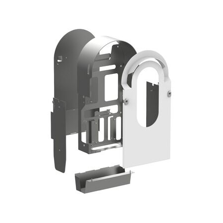 EVlink Pro AC, Kit enclosure, Metal, for 1 wall-mounted charging station, steel