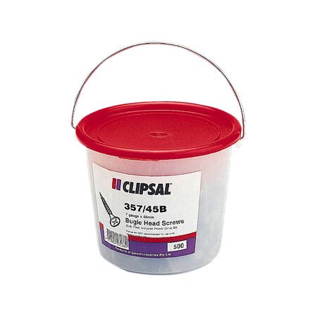 Clipsal - General Accessories, Bugle Head, Needle Point, 7 X 45mm, Bucket 500