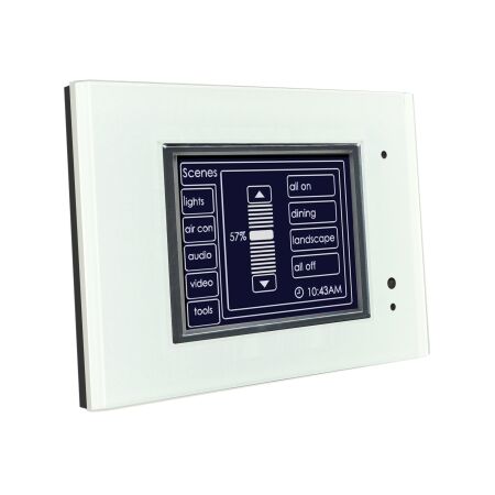 C-Bus Control and Management System, MKII Touchscreen, Saturn Series, with Logic Engine - Glass Finish