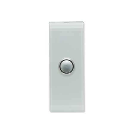 Saturn Series, push-button Switch LED Architrave, 1 Gang - Ocean Mist