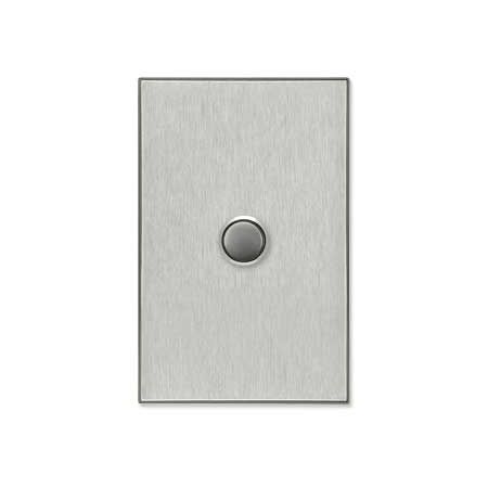 Saturn Series, Switch Cover, 1 Gang - Horizon Silver
