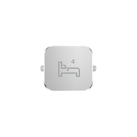 Clipsal Iconic, Styl Rocker, BED 4 - Silver
