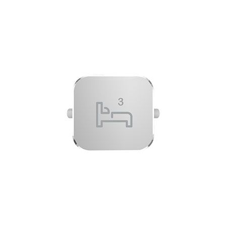Clipsal Iconic, Styl Rocker, BED 3 - Silver