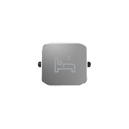 Clipsal Iconic, Styl Rocker, BED 3 - Silver Shadow
