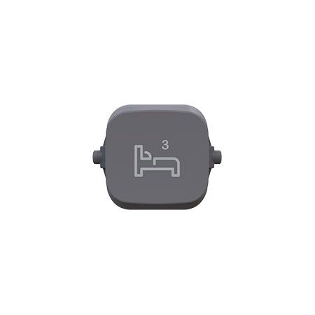 Clipsal Iconic, Essence Rocker, BED3 - Ash Grey