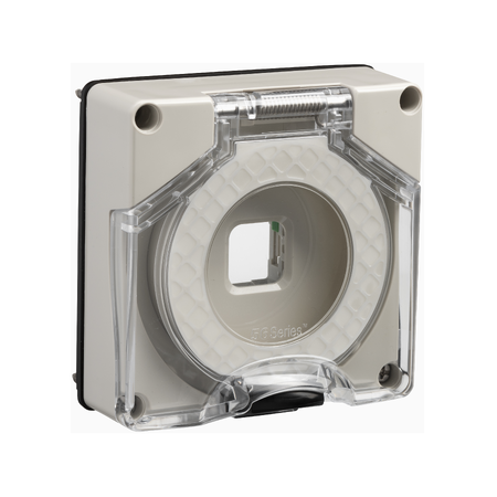 Clipsal - 56 Series, 40 Module Adaptor, 1 Aperture, Less Enclosure - Grey