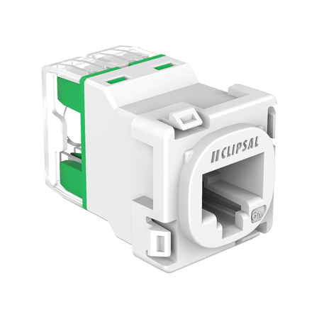 Clipsal Actassi, RJ45 Jack, CAT6A UTP 30M - White Electric