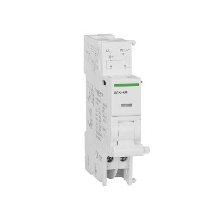 Acti9, Shunt trip release with OC contact, iMX+OF, voltage release, 100...415 VAC
