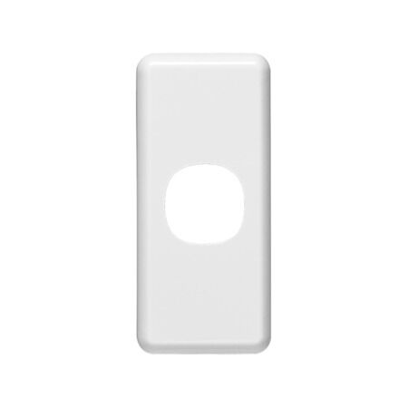 Classic C2000 Series, Switch Plate Cover, 1 Gang, Architrave - White Electric