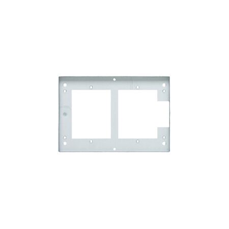 Medilec, Flush Mount Metal Plate, Wall Boxes, Grids, 2 Gang