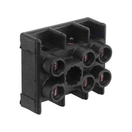 Max 4 Link Bars, Connector Block, 20A, 2 Way, Triple Entry Single Unit