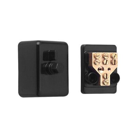 Clipsal - Max 4, Meter link, 90 A 500 V 4 holes Black