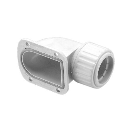 Clipsal - Cable Management, Gland with Bulkhead Flanges, 50mm - Grey