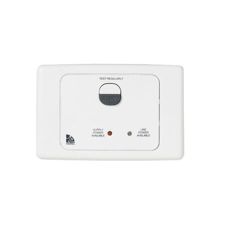 Medilec, Residual Current Circuit Breaker, 2 Pole, 20A, 10mA, Horizontal - Red