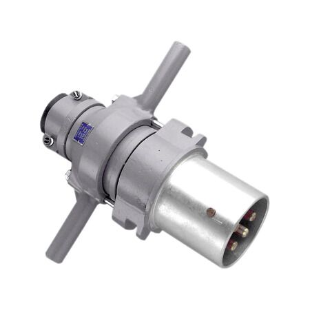 Metal Clad, Multi Phase Plug, 500V, 160A, 5 Round Pin