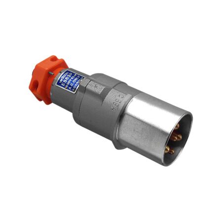 Metal Clad, Extension Socket and Connector, Multi Phase, 500V, 63A, 5 Round Pins