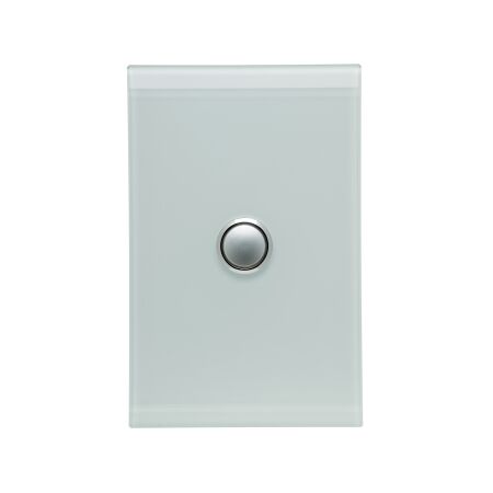 Saturn Series, push-button Switch LED, 1 Gang, 20A - Ocean Mist