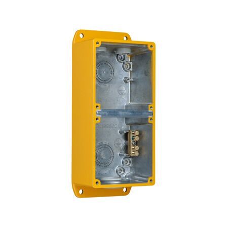 Metal Clad, Multi Gang Enclosure, 2 Gang, Cast Aluminium Material