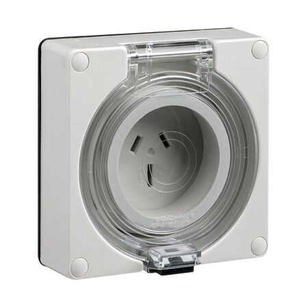 Easy56, Socket, 3 Pin, 15A, 250V, Less Enclosure