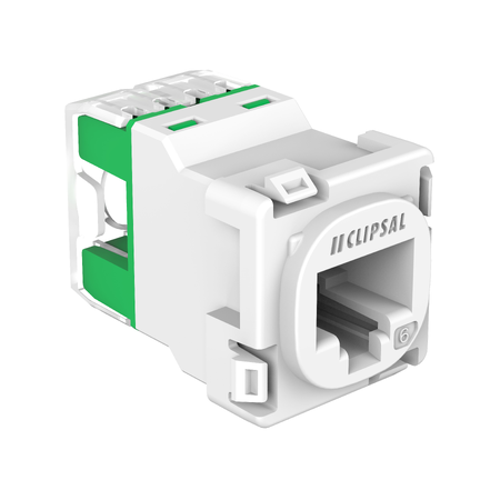 Clipsal Actassi, RJ45 Jack, CAT6 UTP 30M - White Electric