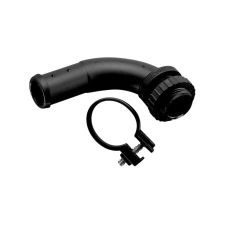 Clipsal - Cable Management, Angled Terminator, 16mm - Black