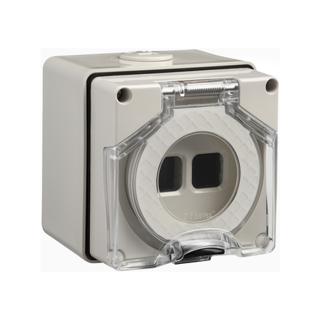 Clipsal - 56 Series, 40 Module Adaptor, 2 Aperture - Grey