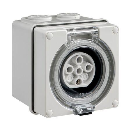 Easy56, Socket, 5 Pin, 20A, 500V