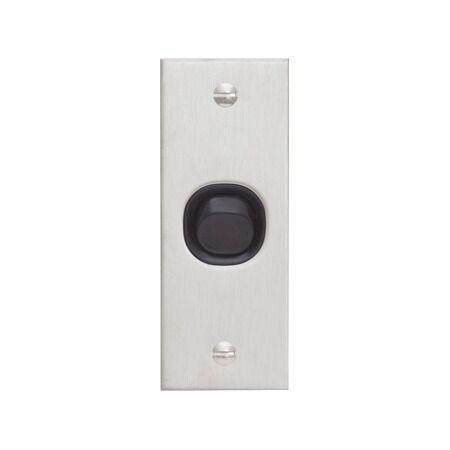 Metal Plate Series, Flush Switch, 1 Gang, 250VAC, 10A, B Style, Architrave - Black