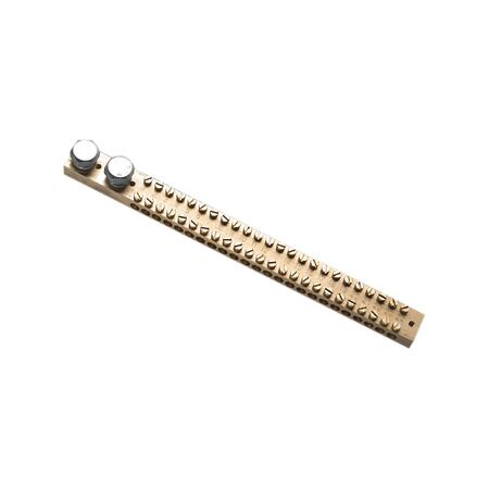 Clipsal - Max 4, Link bar, 165 A 24 hole length 223 mm 2 hexagon head