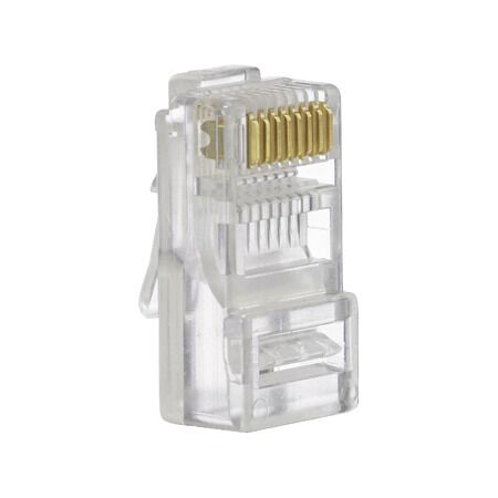 Clipsal Actassi, RJ45 Modular Plug, Cat5e for Stranded Cable, 8 Way (100 in PK)
